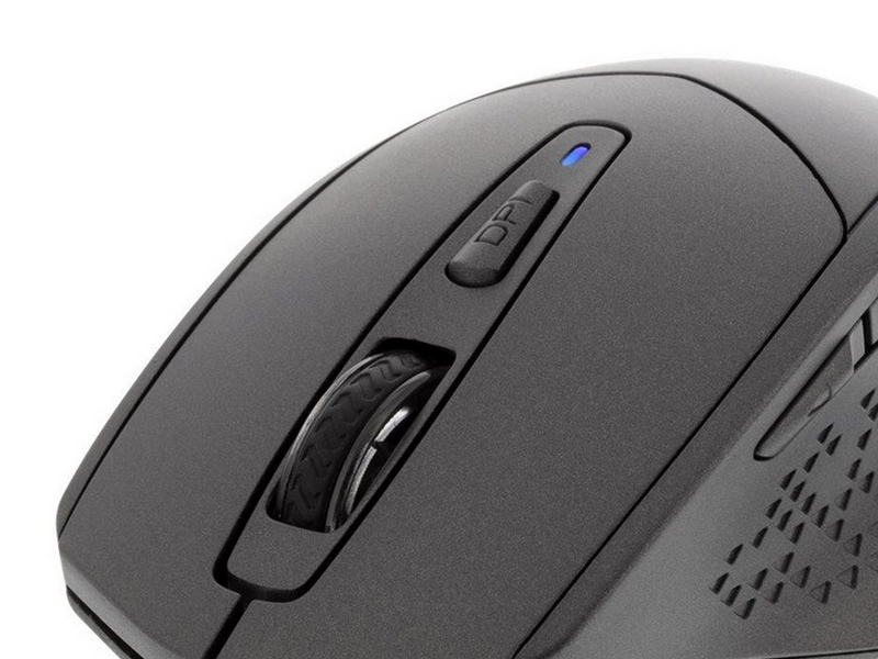 Deltaco MS-901 Wireless Silent Mouse - Maus (Grau)