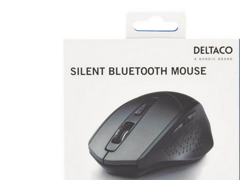 Deltaco MS-901 Wireless Silent Mouse - Maus (Grau)