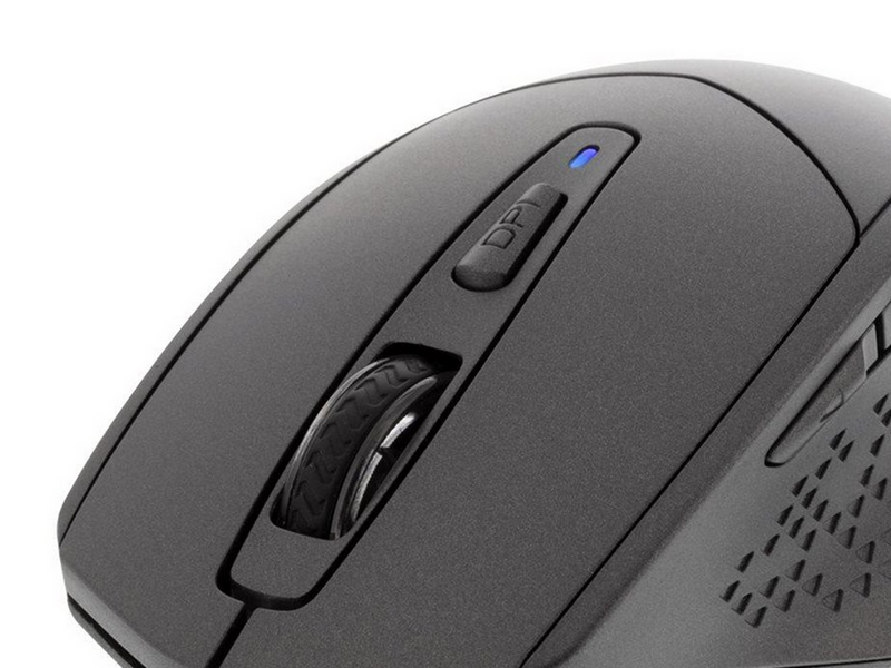 Deltaco MS-901 Wireless Silent Mouse - Maus (Grau)