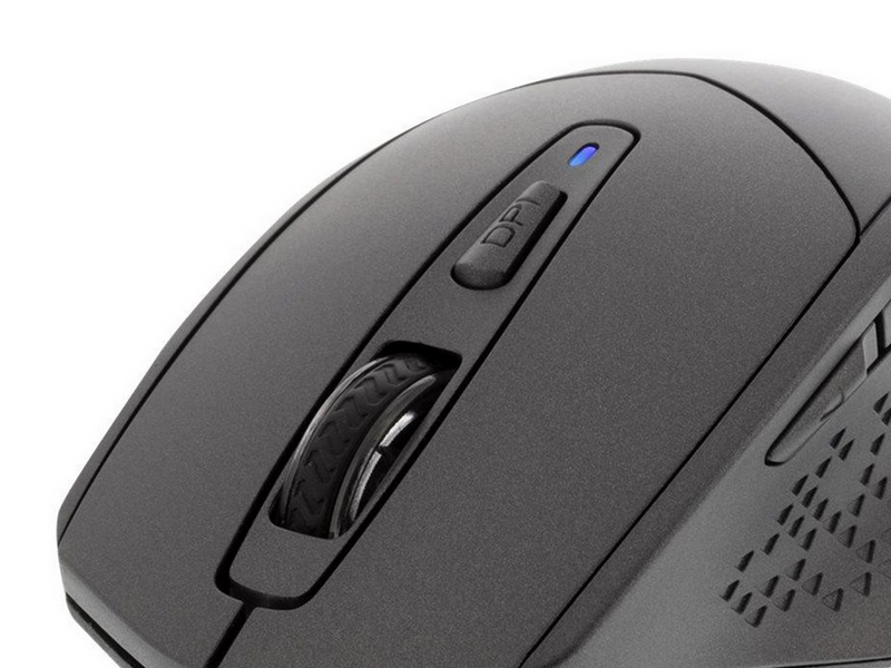 Deltaco MS-901 Wireless Silent Mouse - Maus (Grau)