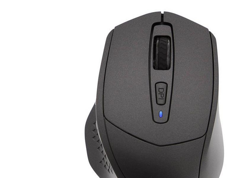 Deltaco MS-901 Wireless Silent Mouse - Maus (Grau)
