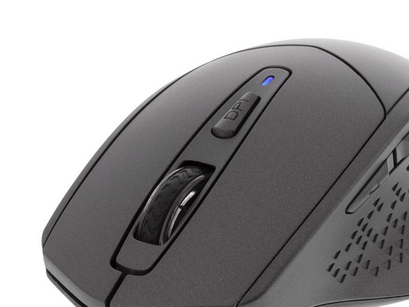 Deltaco MS-901 Wireless Silent Mouse - Maus (Grau)