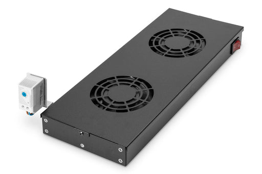 Digitus Lüftermodule für 19'-Schränke 2 Lüfter RAL9005 schwarz