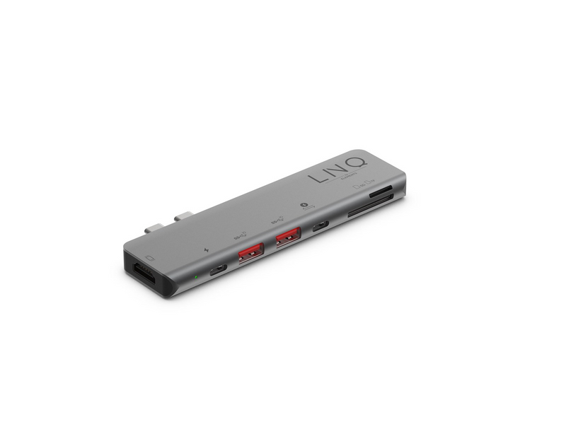 LINQ 7-in-2 Pro Multiport Adapter 4K HDMI (with Thunderbolt Pass-Through)