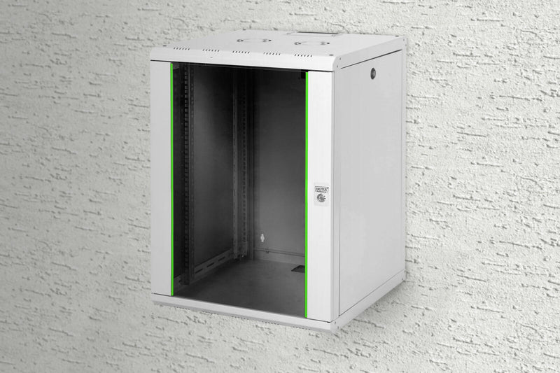 Digitus 16HE 19'-Wandgehäuse Unique Serie RAL 7035 grau