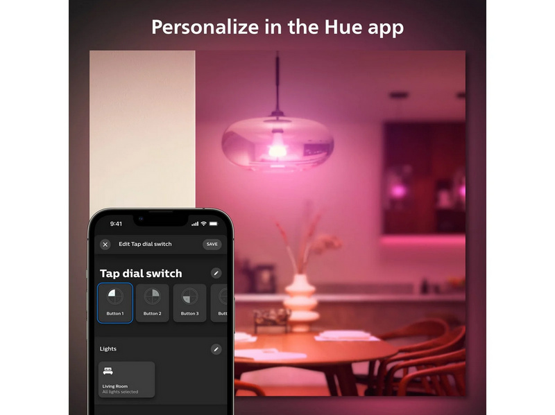 Philips Hue Tap Dial Schalter- Weiß