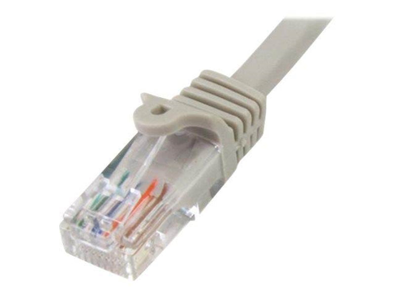 StarTech.com 2m Gray Cat5e / Cat 5 Snagless Patch Cable - patch cable - 2 m - grey - Grau - 2 meter