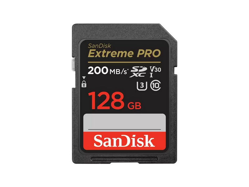 SANDISK Extreme PRO SD - 200MB/s - 128GB