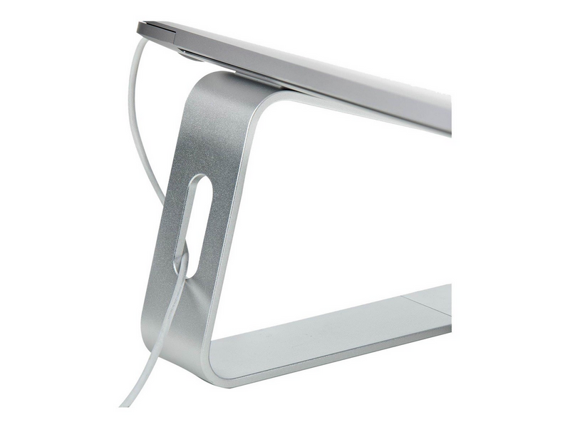 StarTech.com Laptop Stand for Desk 5kg/11lb Aluminum Silver Ergonomic (LAPTOP-STAND-SILVER) - notebook stand