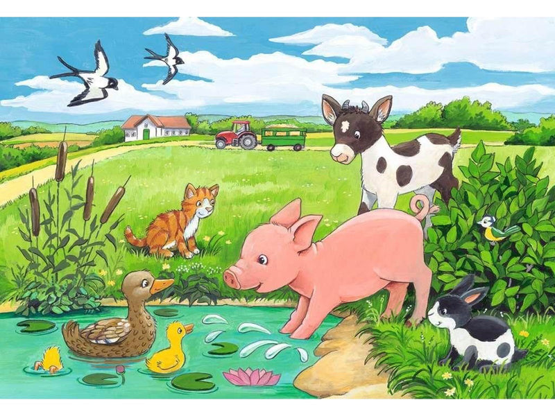 Ravensburger Baby Farm Animals 2x12p