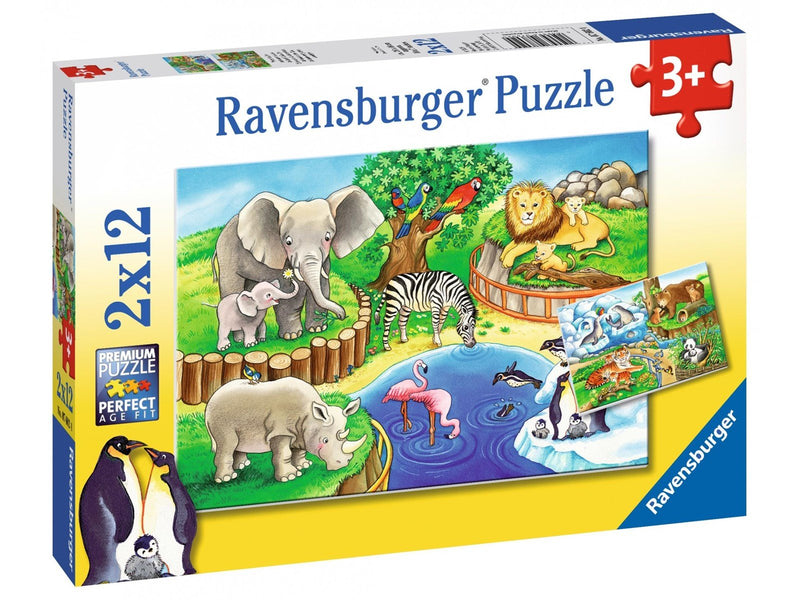 Ravensburger Animals In The Zoo 2x12p