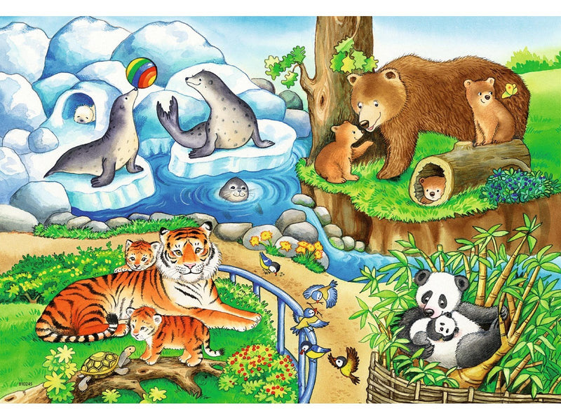Ravensburger Animals In The Zoo 2x12p