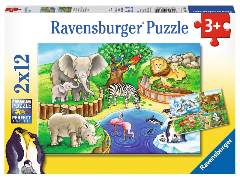 Ravensburger Animals In The Zoo 2x12p