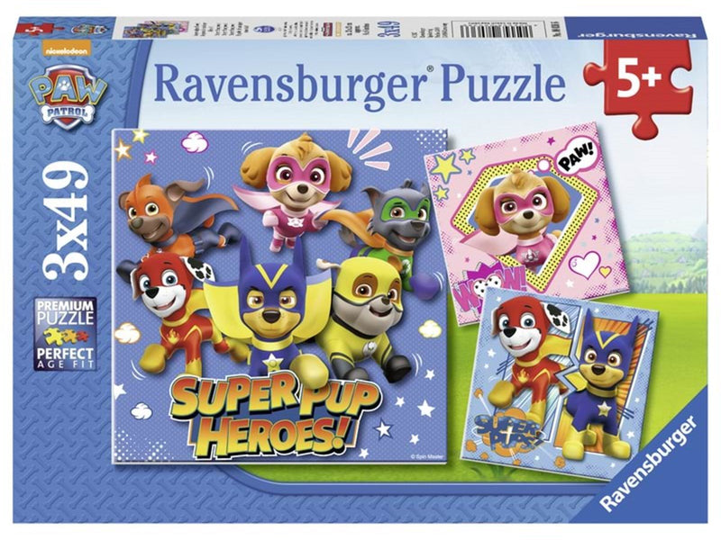 Ravensburger Paw Patrol Super Pups 3x49p