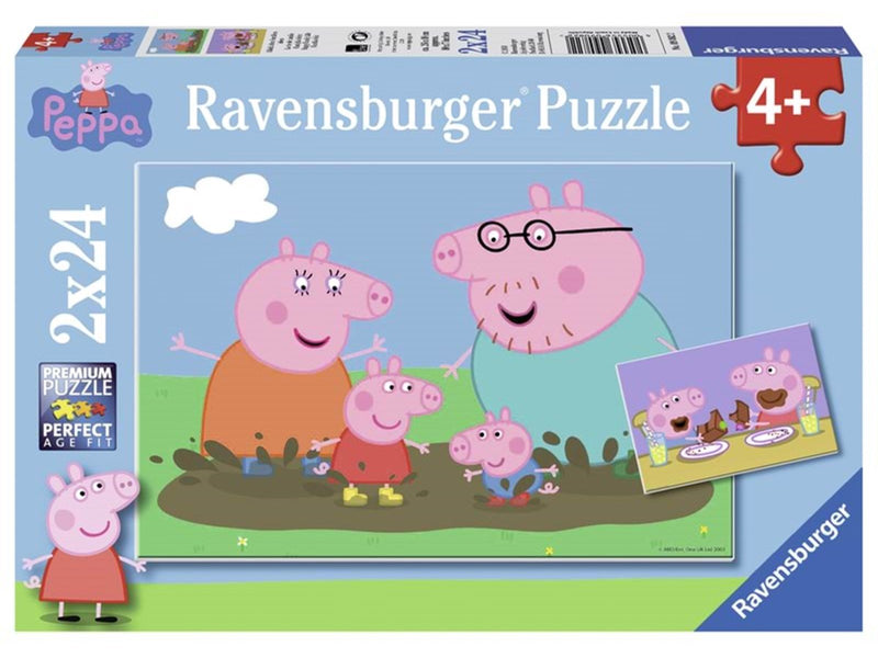 Ravensburger Peppa Pig Happy Family Life 2x24p