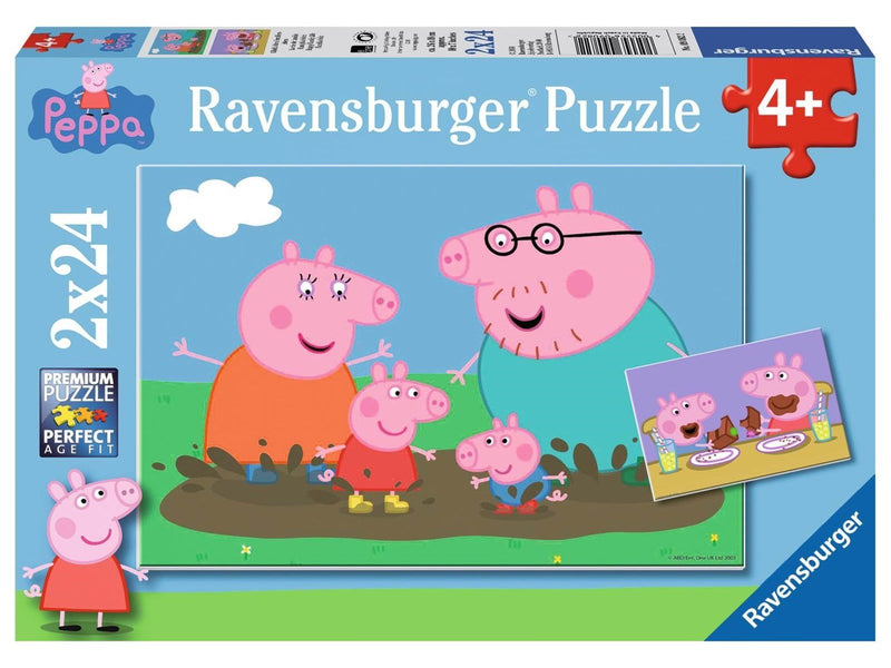 Ravensburger Peppa Pig Happy Family Life 2x24p