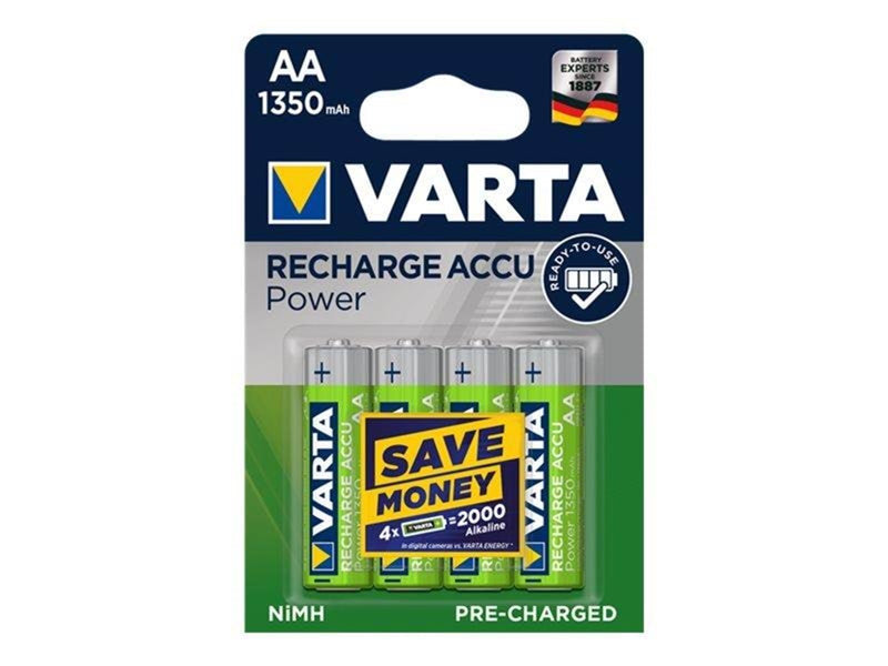 VARTA battery x AA type - NiMH (pack of 4)