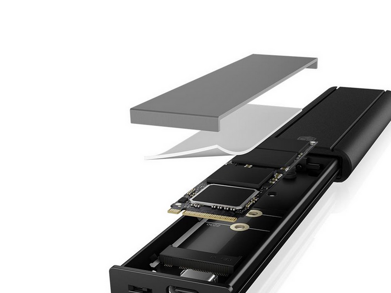 RaidSonic Enclosure for 1x M.2 NVMe SSD