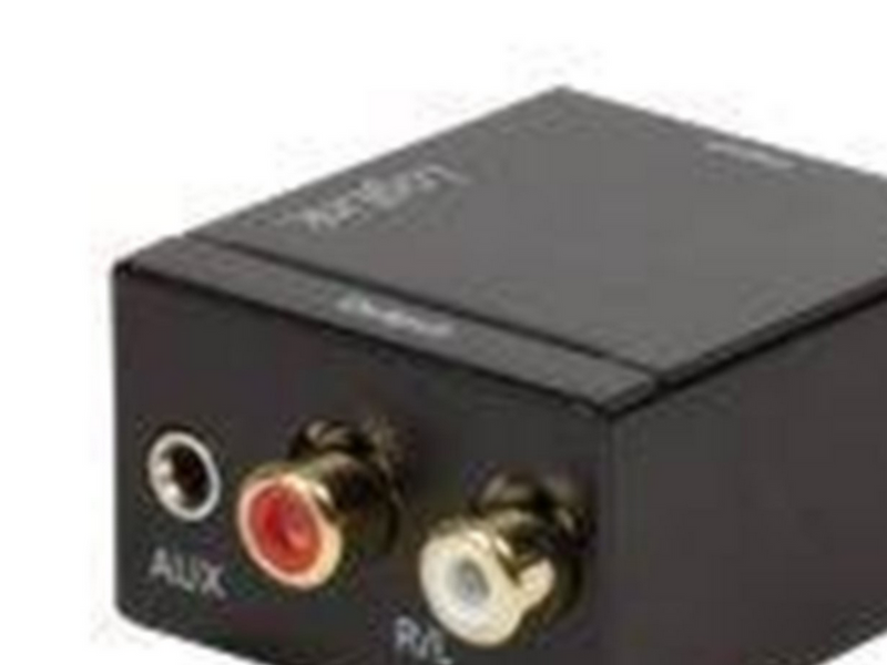 LogiLink Coaxial and Toslink to analog L/R and 3.5 mm jack audio converter