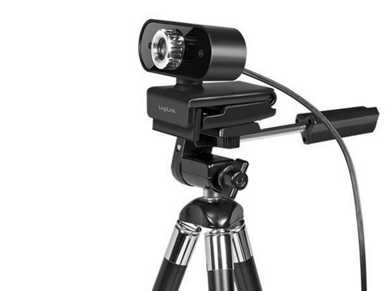 LogiLink Pro full HD USB webcam with microphone