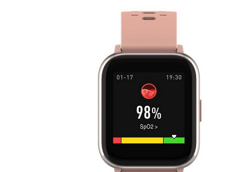 DENVER SW-164 - rose - smart watch with band - rose