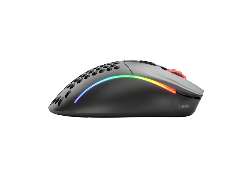Glorious Model D Wireless - Matte Black - Gaming Maus (Schwarz mit RGB)