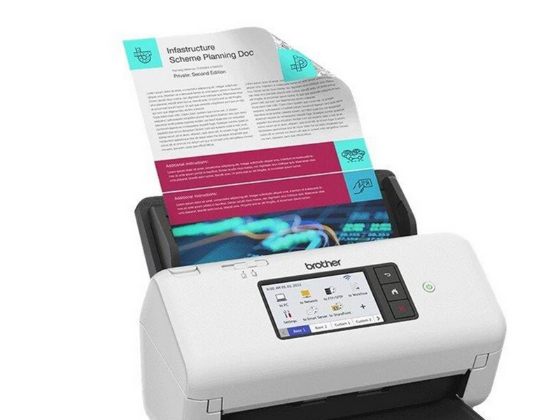 Brother ADS-4700W Desktop Document Scanner