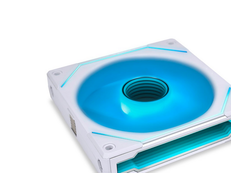 Lian Li UNI FAN SL-INF 120 White - Gehäuselüfter - 120mm - Weiß mit RGB-Beleuchtung - 29 dBA