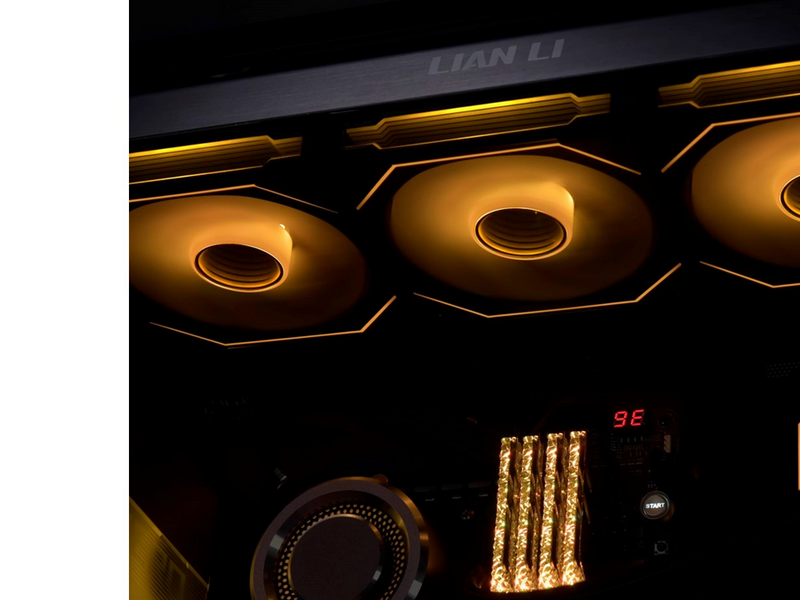 Lian Li UNI FAN SL-INF 120 Black- 3 pack - Gehäuselüfter - 120mm - Schwarz mit RGB LED - 29 dBA