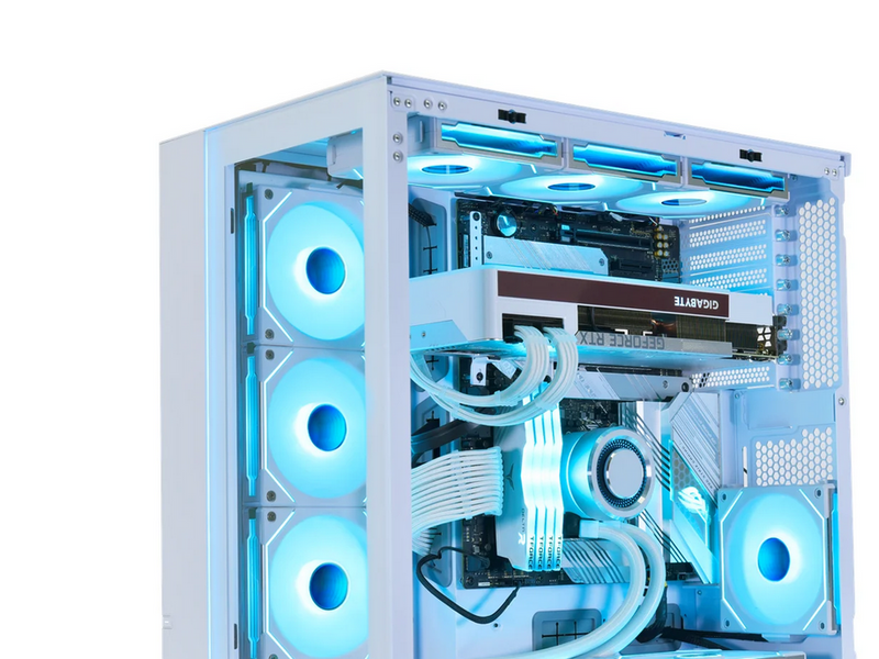 Lian Li UNI FAN SL-INF 120 White - 3 pack - Gehäuselüfter - 120mm - Weiß mit RGB-Beleuchtung - 29 dBA
