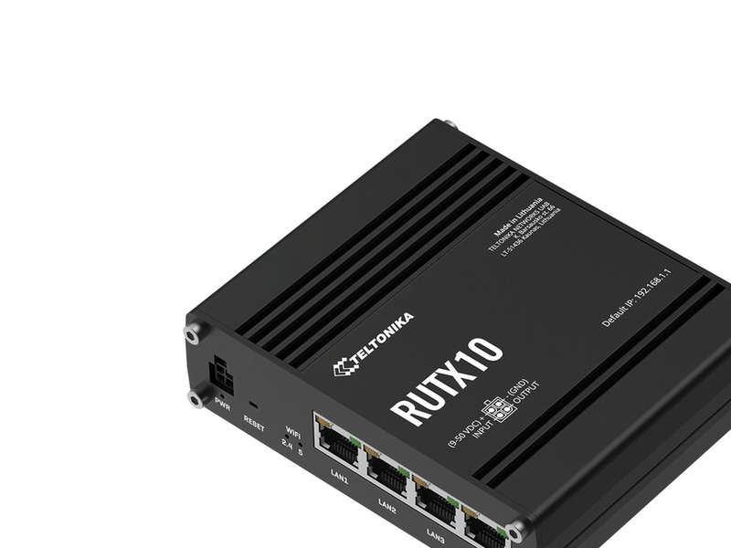 Teltonika RUTX10 Professional Ethernet Router - Wireless router Bluetooth 4.0