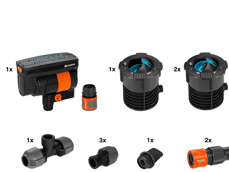 Gardena Starter Set Pipeline with Oscillating Sprinkler