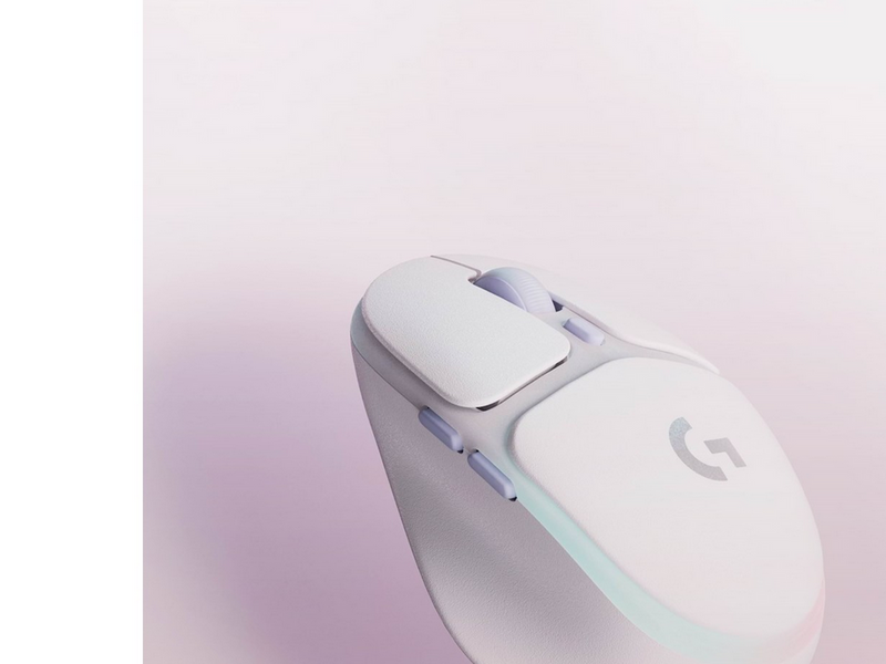 Logitech G705 Wireless mouse - Aurora collection - Gaming Maus (Weiß mit RGB Licht)