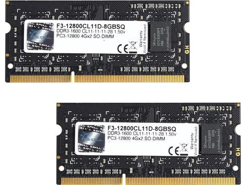 G.Skill Standard SO DDR3-1600 DC - 8GB
