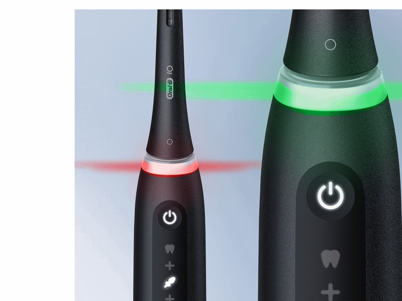 Oral-B Elektrische Zahnbürste iO5 Duo Doppelpack schwarz/weiß