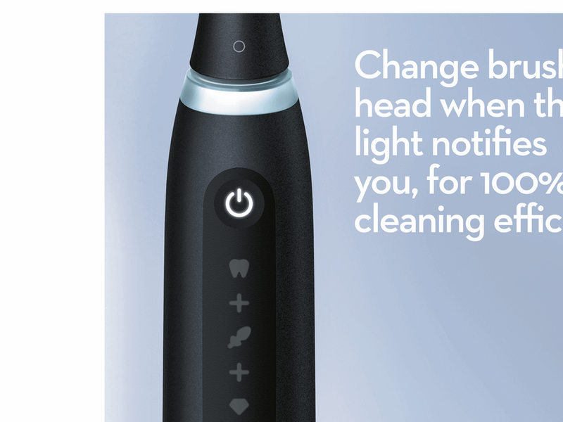 Oral-B Elektrische Zahnbürste iO5 Duo Doppelpack schwarz/weiß