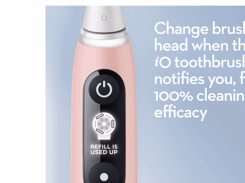 Oral-B Elektrische Zahnbürste iO6S Pink Sand Sensitive