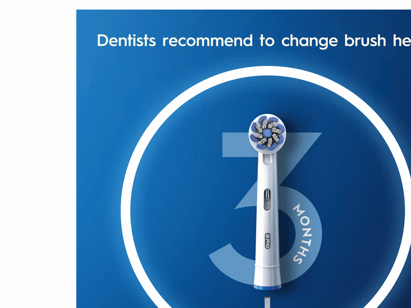 Oral-B Bürstenköpfe Sensitive Clean & Care - White 12 pcs letterbox