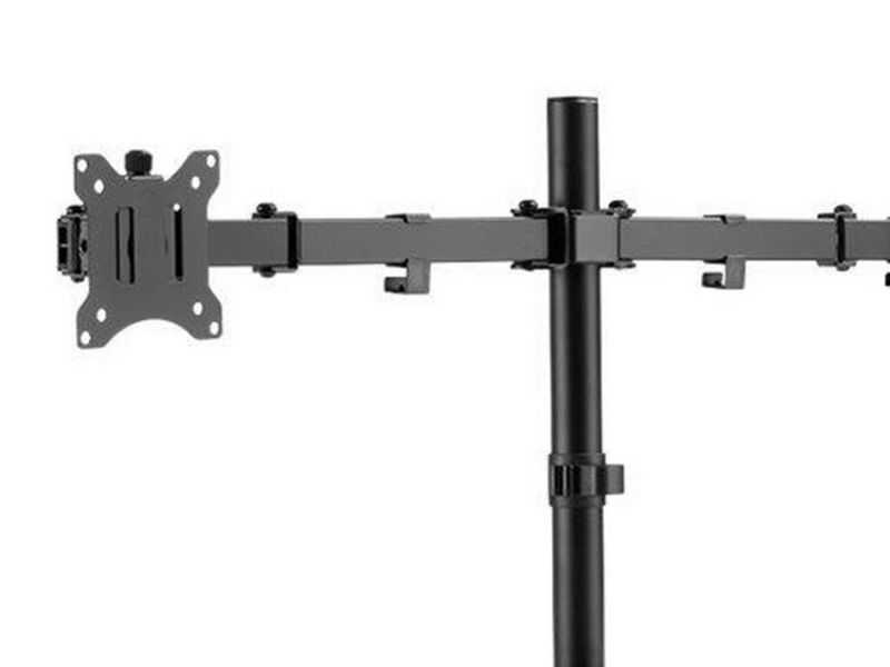 LogiLink Dual monitor stand 17–32" steel arm length: each 390 mm