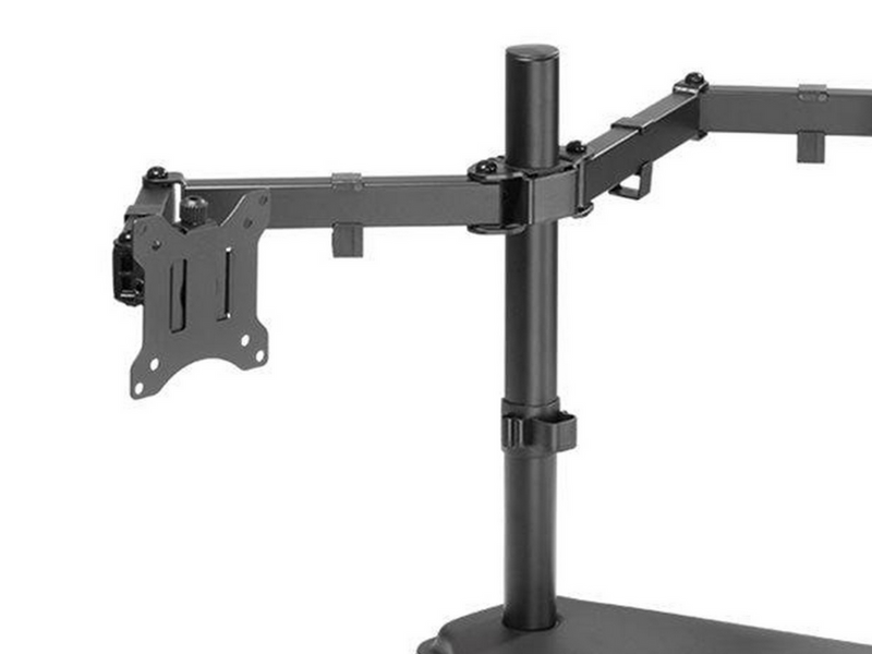 LogiLink Dual monitor stand 17–32" steel arm length: each 390 mm
