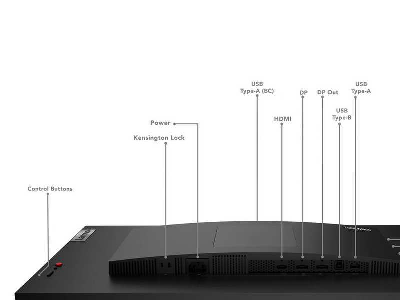 27" Lenovo ThinkVision P27q-30 - 2560x1440 (QHD) - 60Hz - IPS