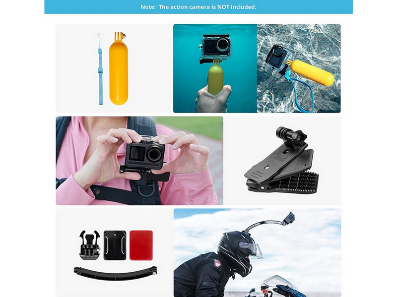 Akaso Action Camera accessories - 14 pieces
