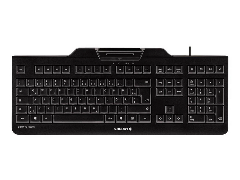 Cherry KC 1000 SC - Tastatur - Englisch (UK) - Schwarz
