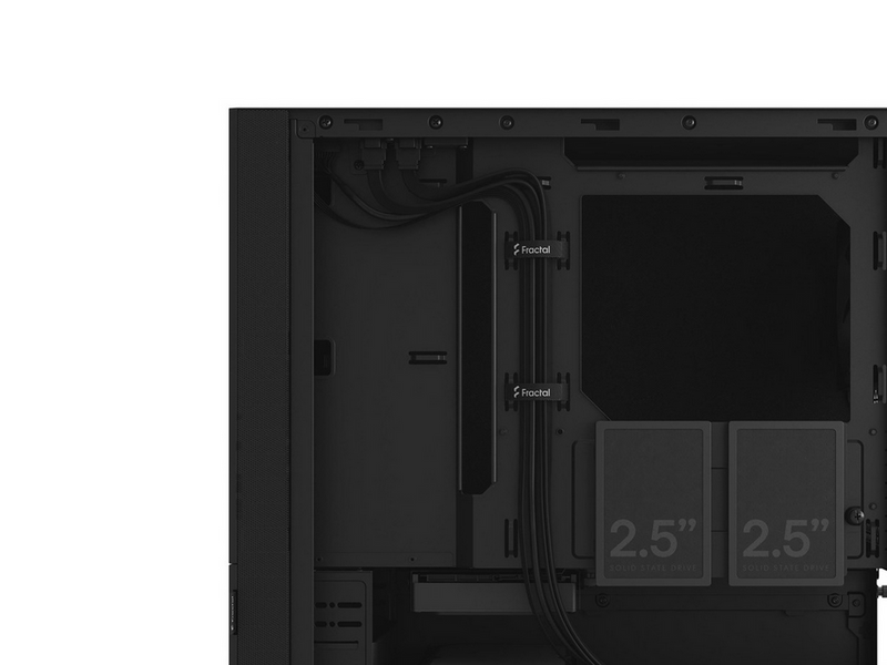 Fractal Design Pop Mini Silent - Black Solid - Gehäuse - Miditower - Schwarz
