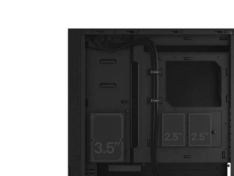 Fractal Design Pop XL Silent - Black Solid - Gehäuse - Miditower - Schwarz