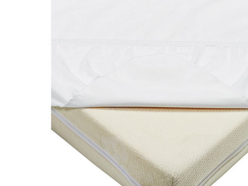 BabyDan Waterproof Fitted Sheet for Junior Bed Bedwetting Sheet White (70x160 cm)