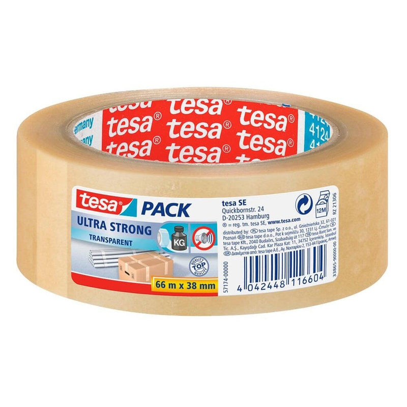 tesa tesapack® 4124 ultra strong Packband 38 mm x 66 m transparent
