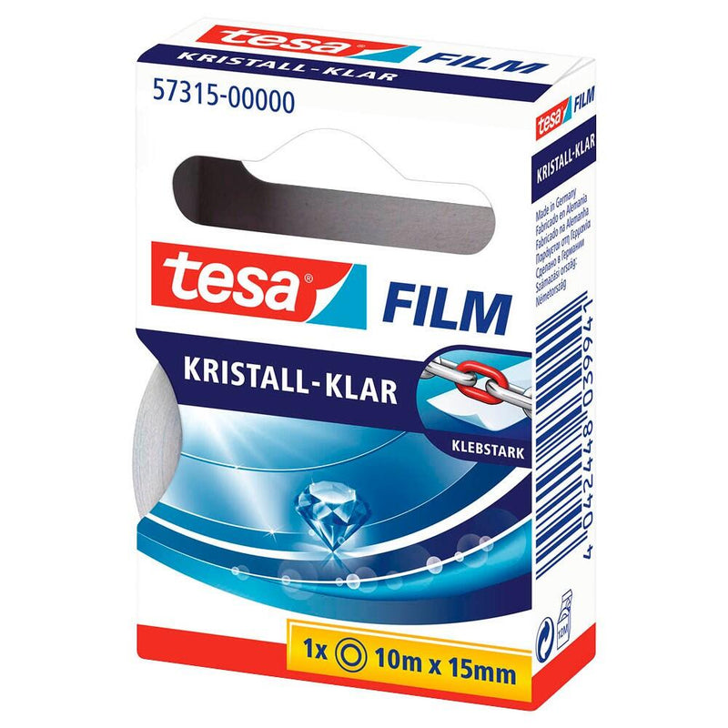 tesa Klebefilm 15 mm x 10 m kristall-klar