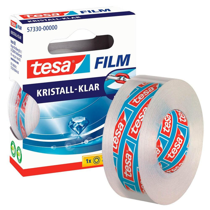 tesa Klebefilm 19 mm x 33 m kristall-klar