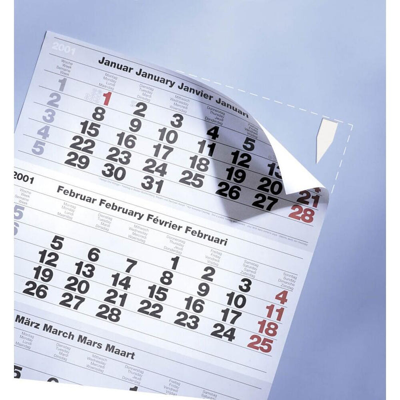 tesa Powerstrips POSTER Klebestreifen für max. 200,0 g - 96 Stück